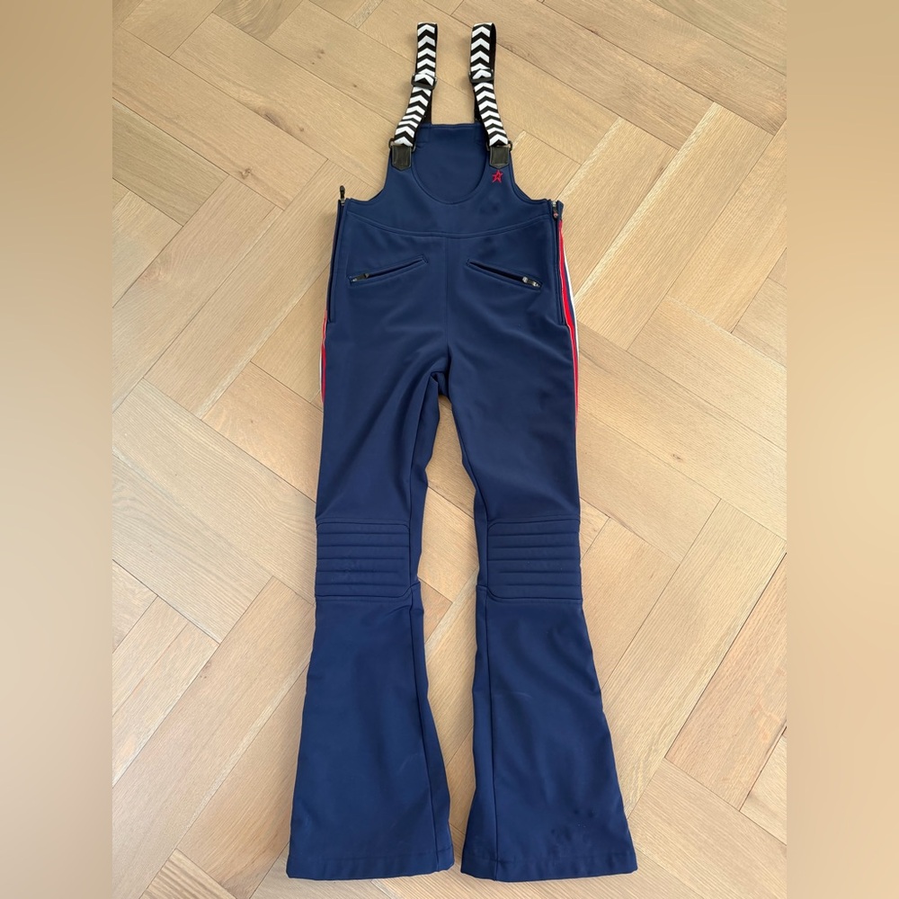 Perfect Moment Navy Isola ski pants bib jumpsuit